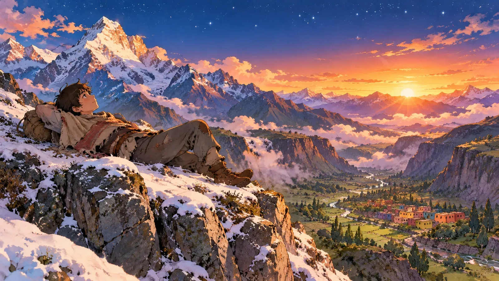 The Country of the Blind(盲人の国)の挿絵