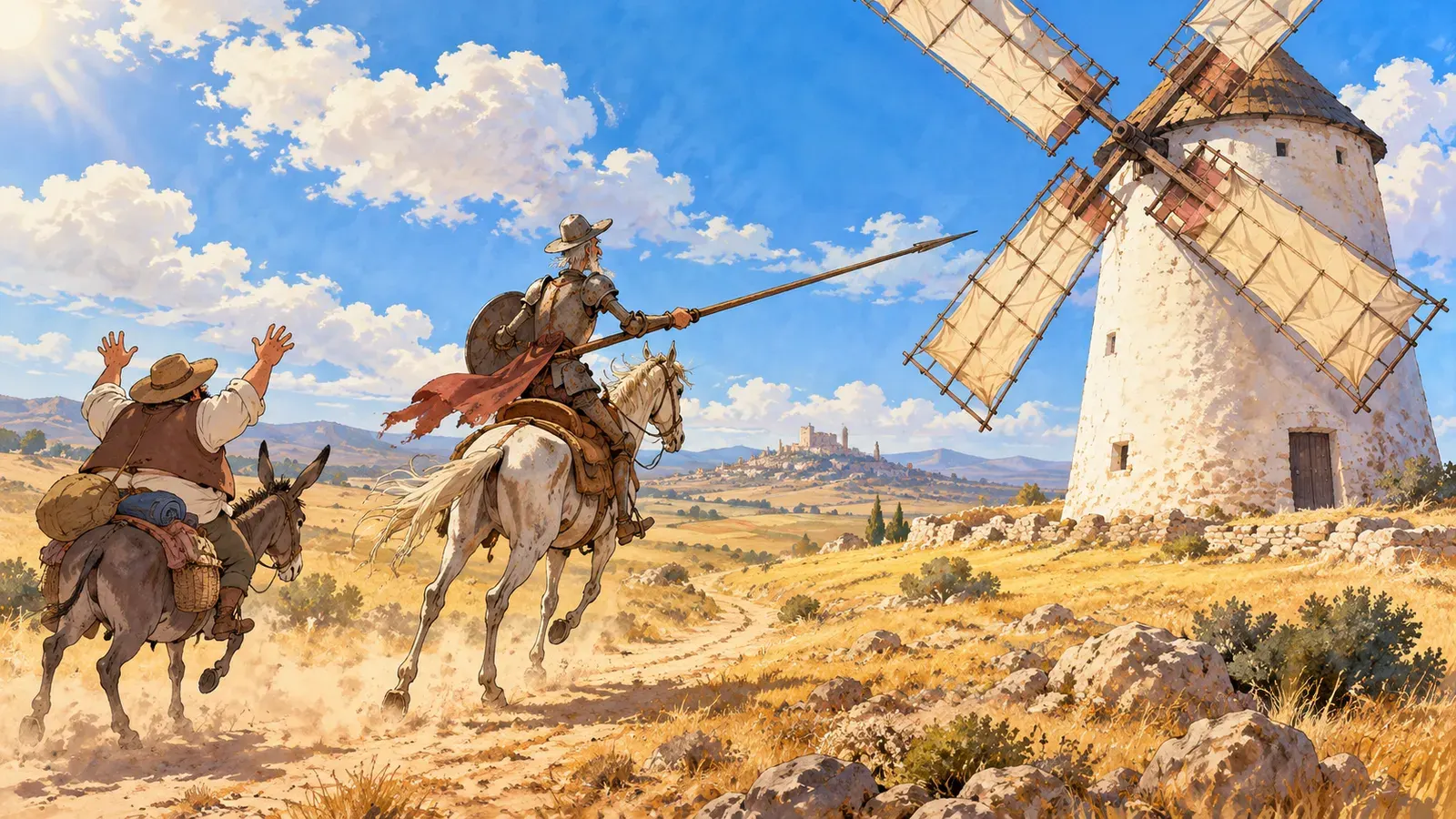 Don Quixote（ドン・キホーテ）の挿絵