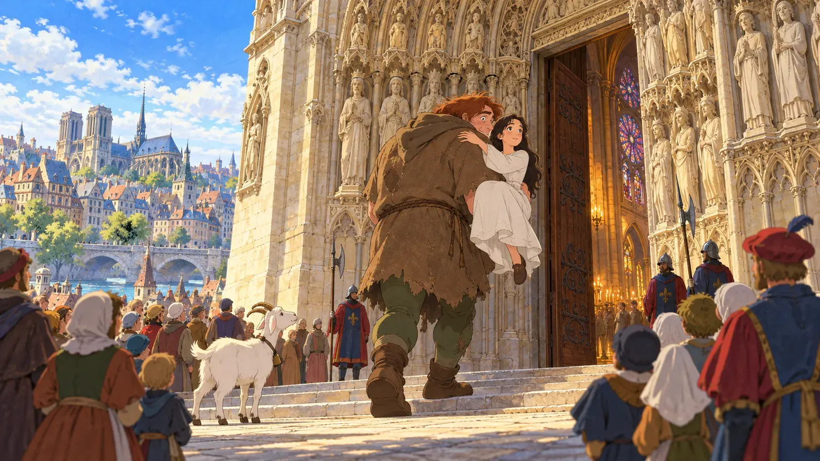 The Hunchback of Notre-Dame（ノートル＝ダム・ド・パリ）の挿絵