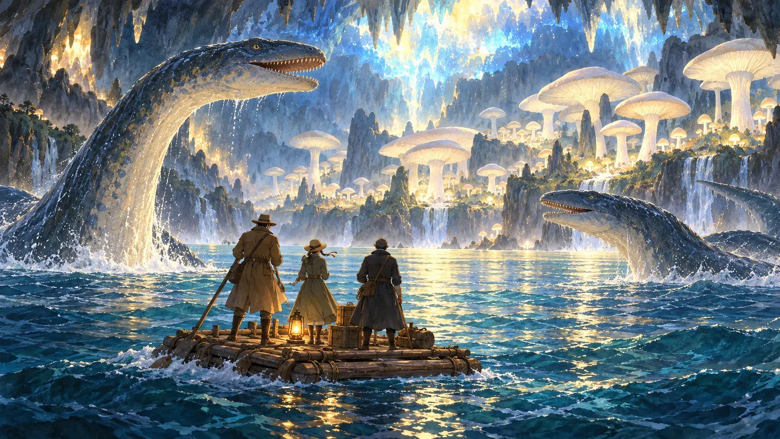 Journey to the Center of the Earth（地底旅行）の挿絵