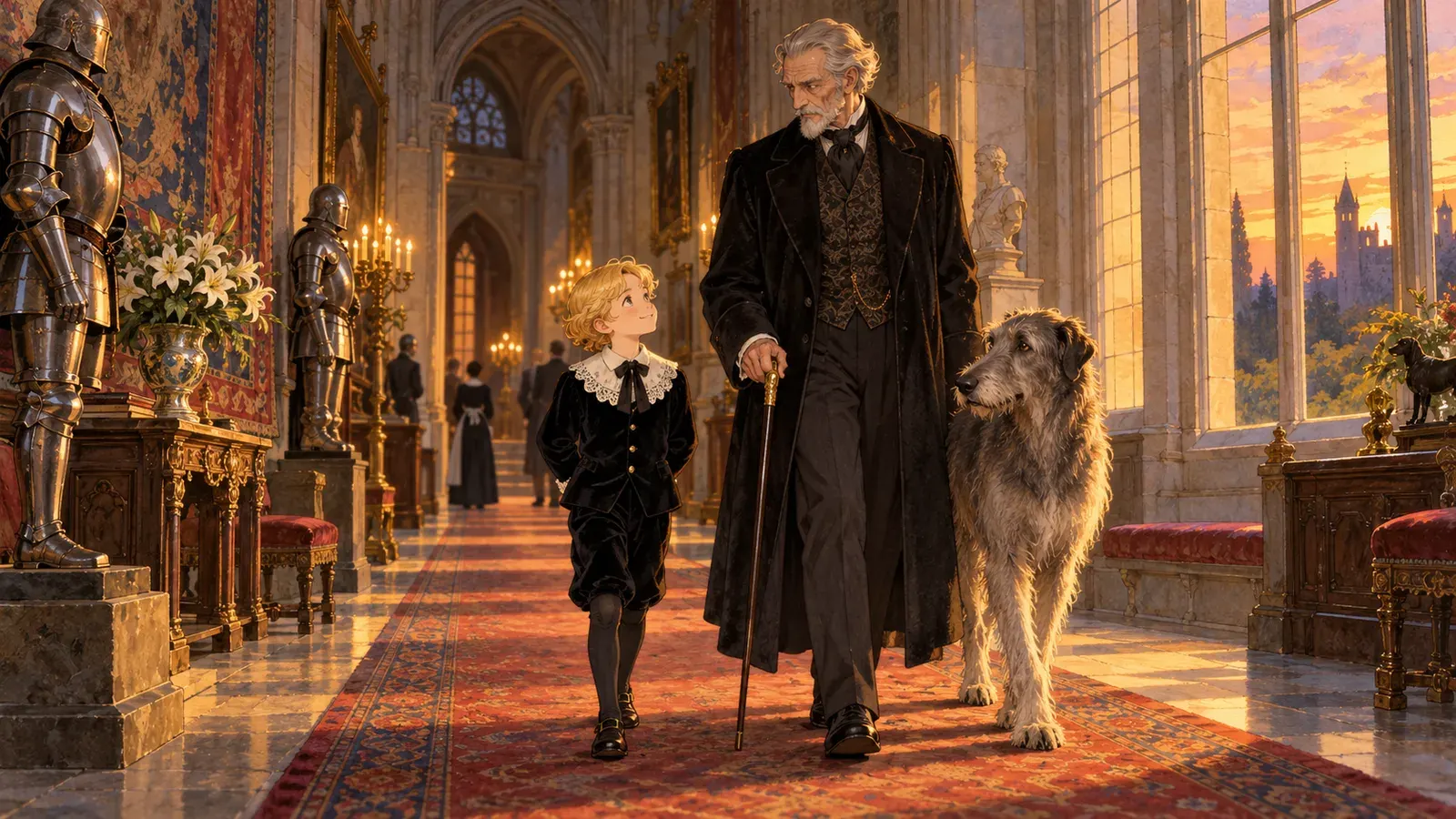 Little Lord Fauntleroy（小公子）の挿絵