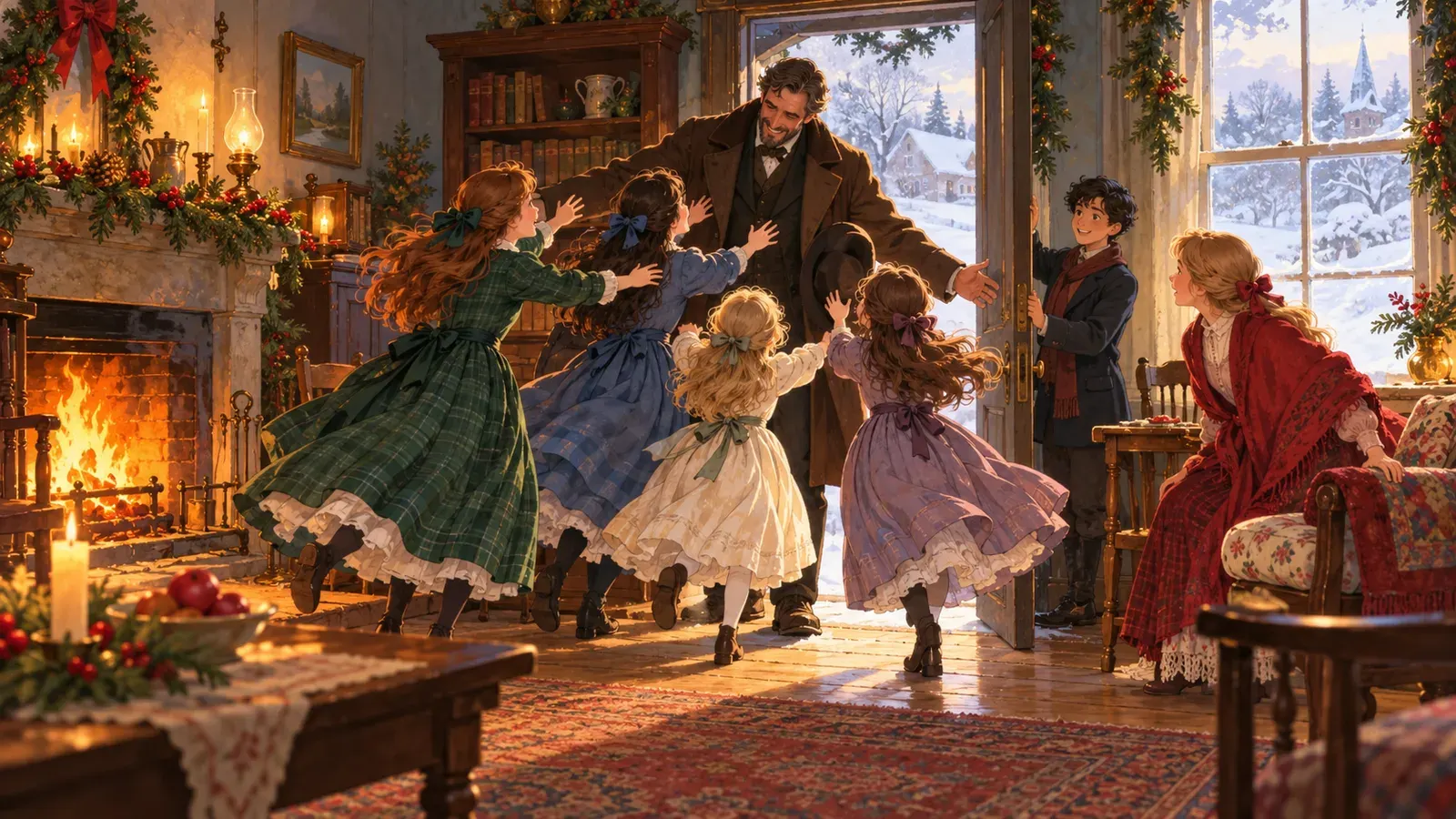 Little Women(若草物語)の挿絵