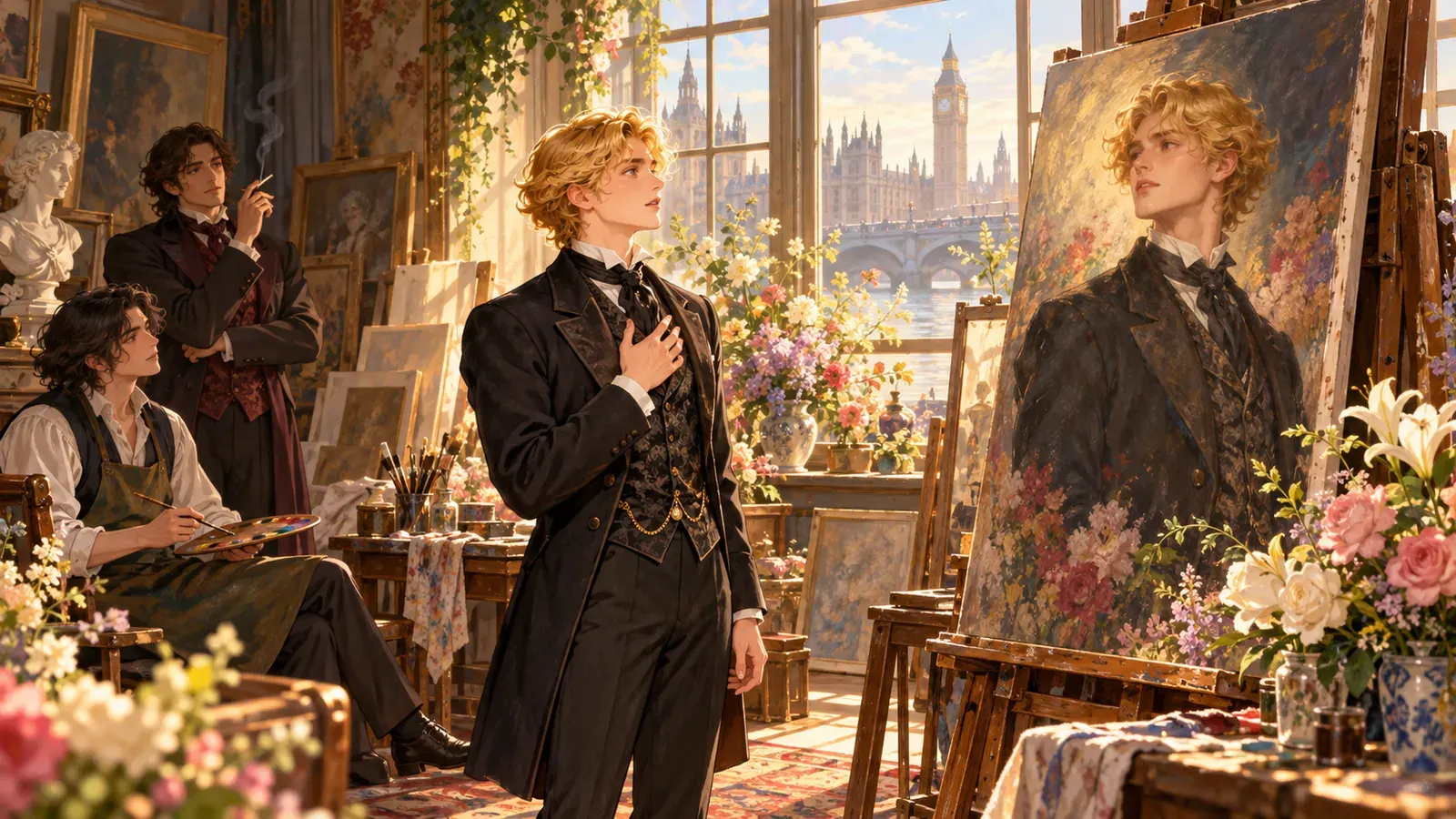 The Picture of Dorian Gray(ドリアン・グレイの肖像)の挿絵