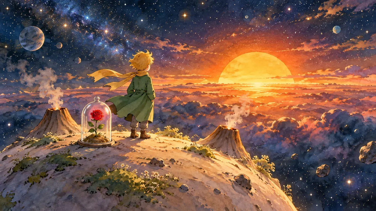The Little Prince(星の王子さま)の挿絵