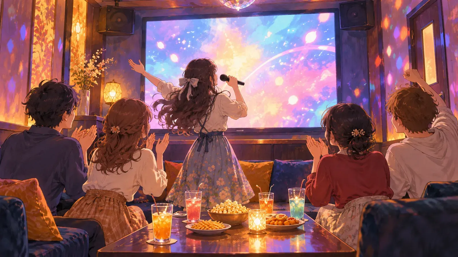 Karaoke: A Gift from Japan(カラオケ:日本からの贈り物)の挿絵
