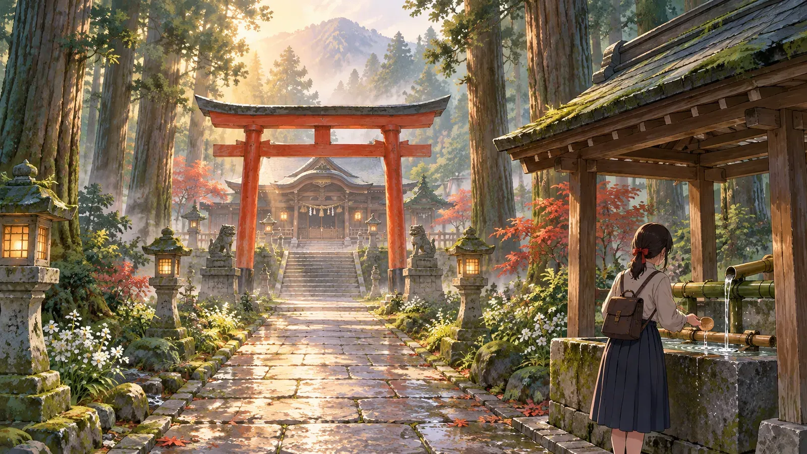 Shrine or Temple? How to Pray in Japan(神社? お寺? 日本でのお参りのしかた)の挿絵