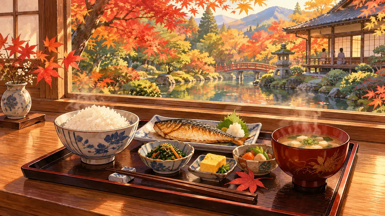 Washoku and the Secret Fifth Taste（和食と、ひみつの第五の味）の挿絵