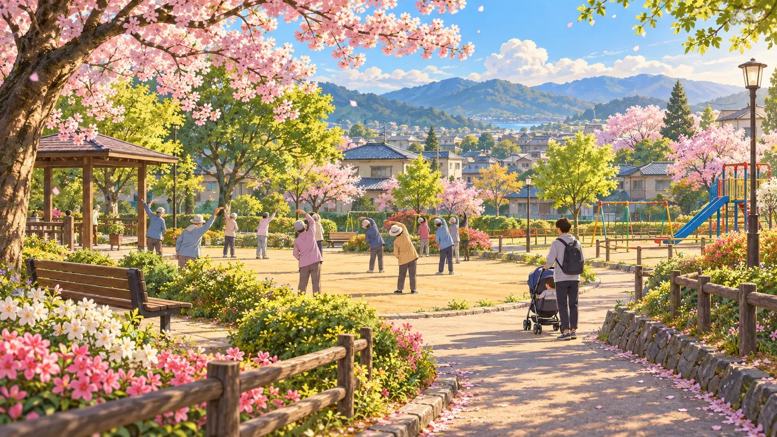 Fewer Children, More Elders: Japan's Changing Population(子どもが減り、高齢者が増える 変わりゆく日本の人口)の挿絵