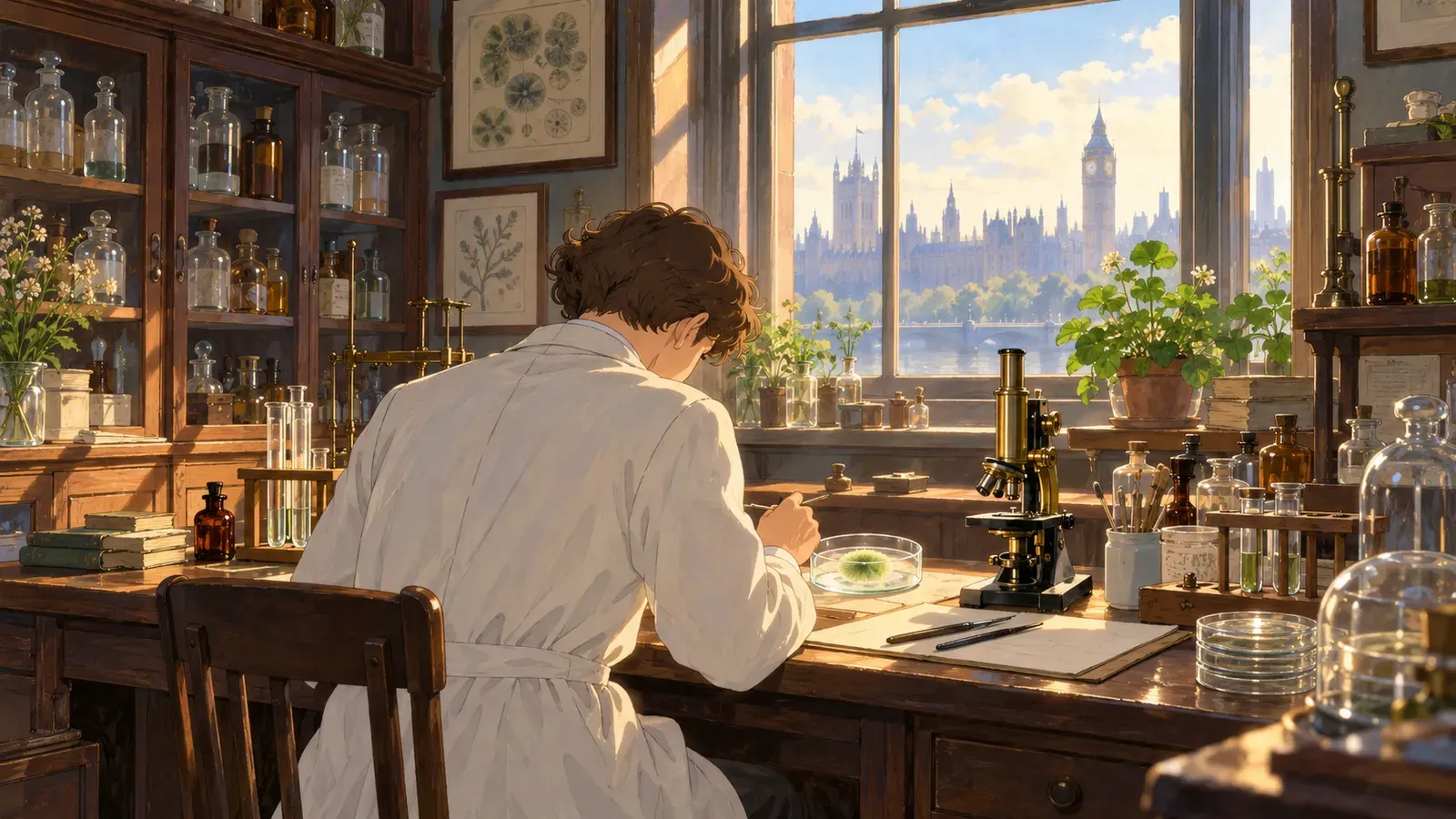 When Medicines Stop Working: The Battle Against Superbugs(薬が効かなくなる日 薬剤耐性菌との戦い)の挿絵
