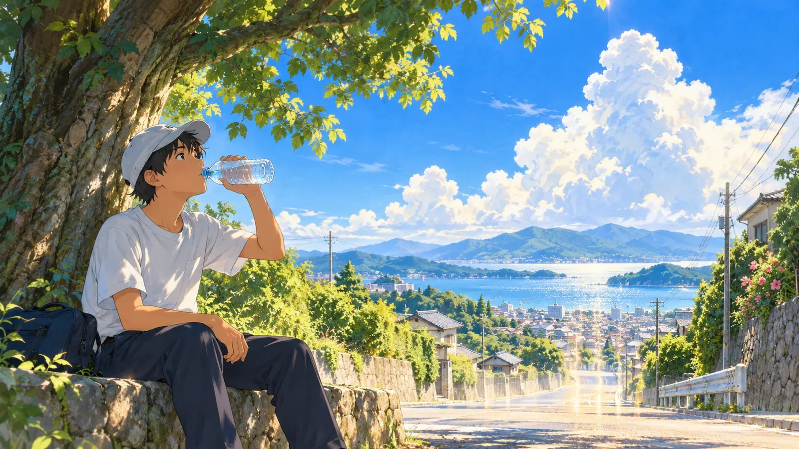 Japan's Summers Are Getting Hotter（暑くなる日本の夏）の挿絵