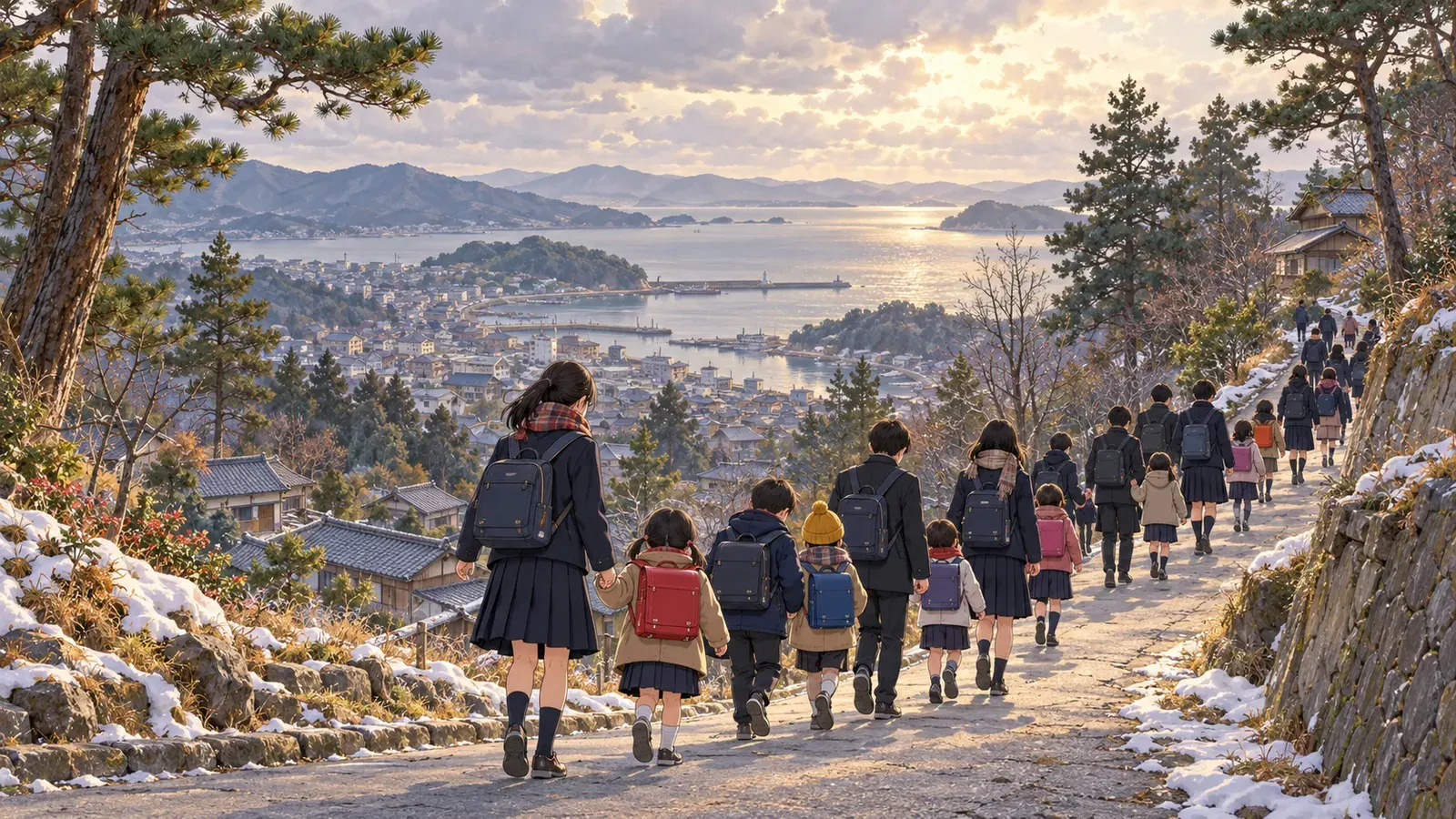 The Kamaishi Event: What the Children Taught Us(「釜石の出来事」子どもたちが教えてくれたこと)の挿絵