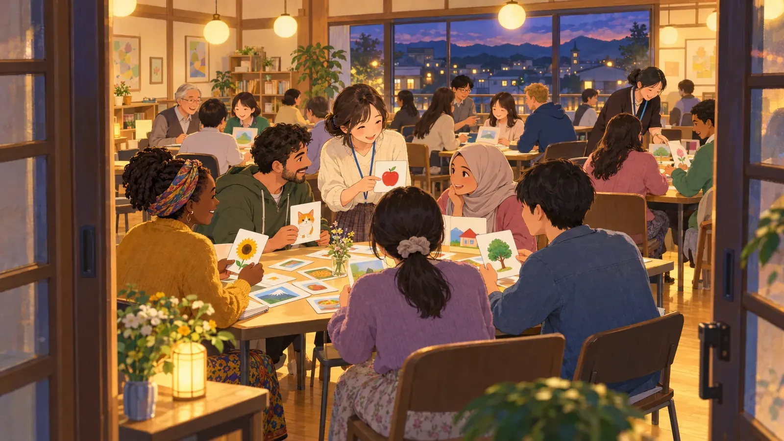 Living Together: Building a Multicultural Japan(ともに暮らす 多文化共生の日本へ)の挿絵