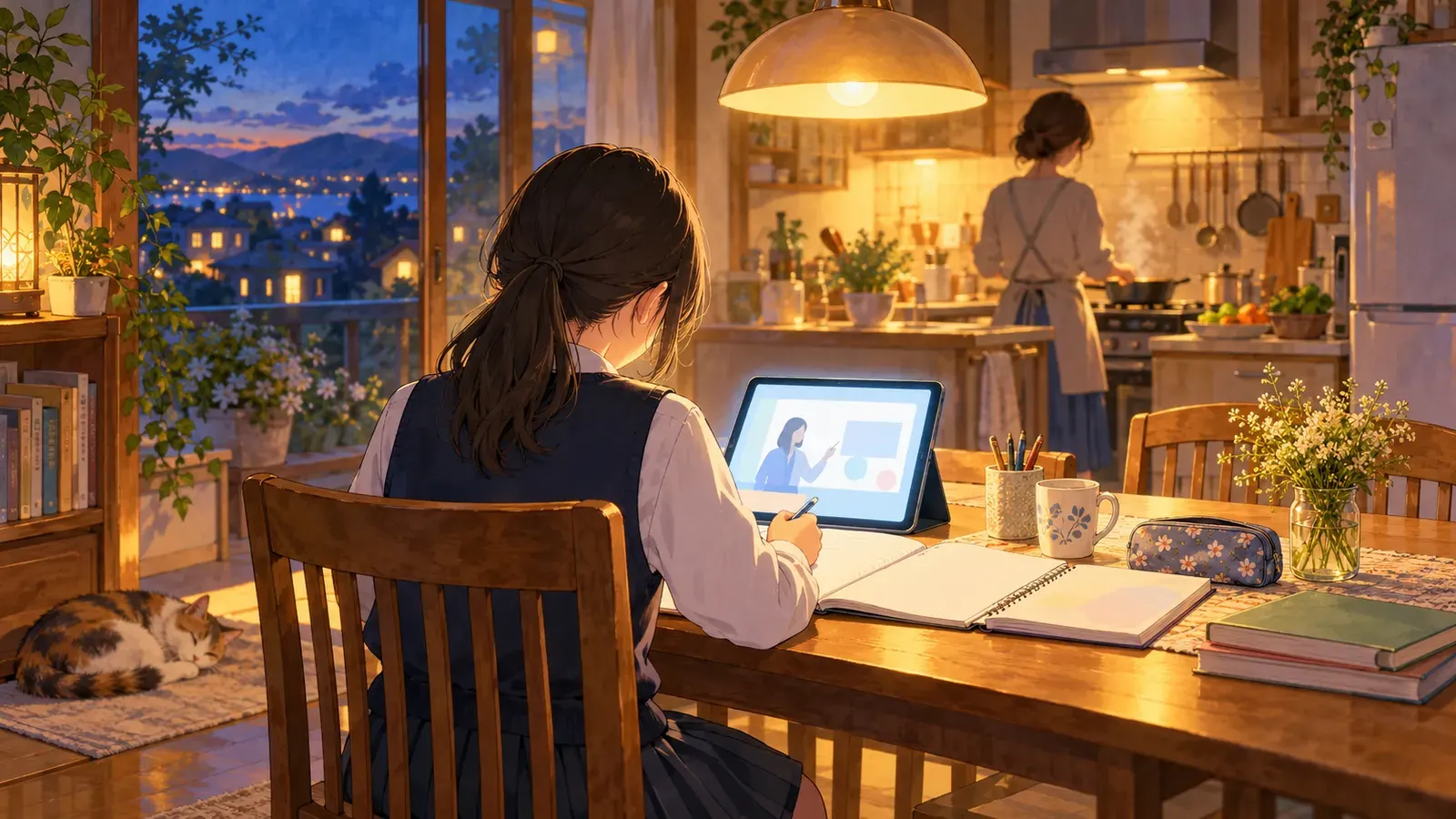 Learning Online: Anytime, Anywhere?(オンライン学習 いつでも、どこでも?)の挿絵