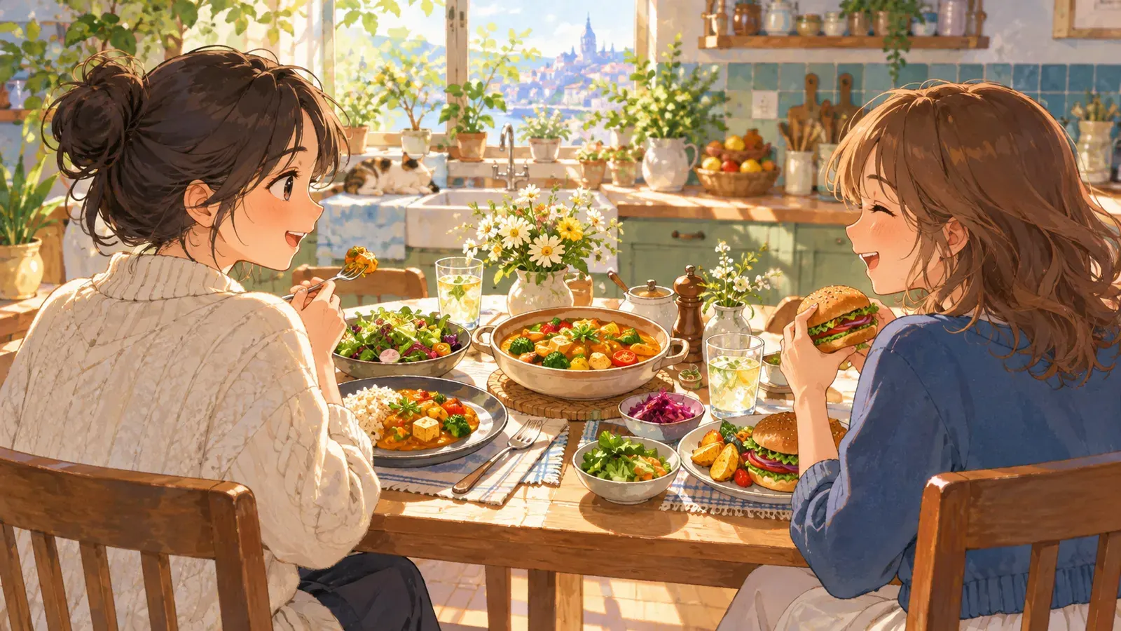 Plant-Based Food: A New Way to Eat?(植物由来の食べ物は新しい食べ方?)の挿絵