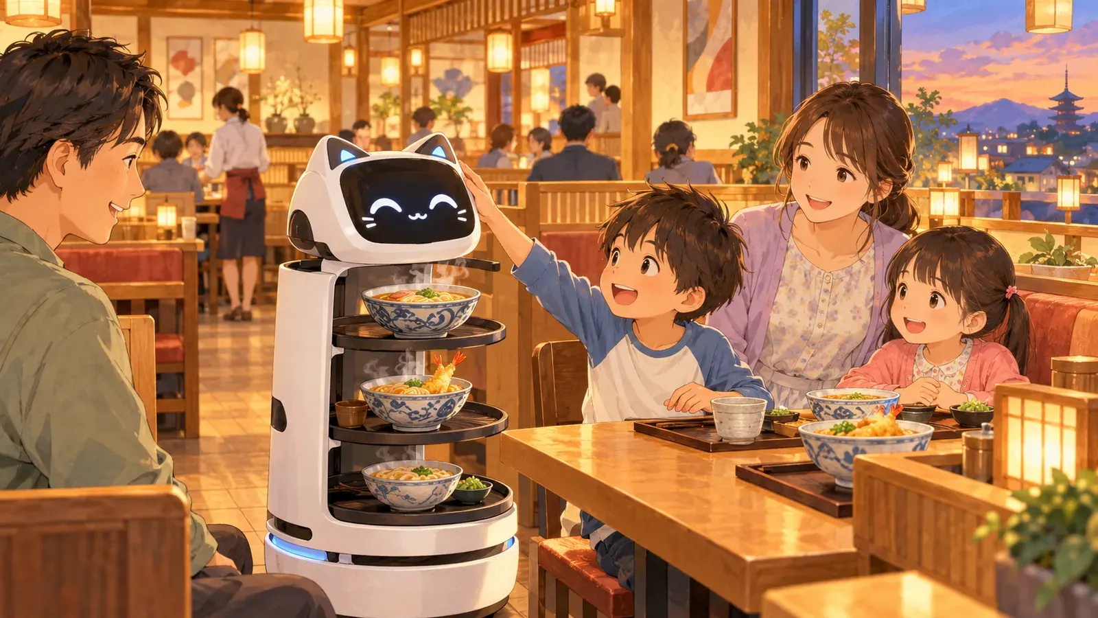 Robots and AI Around Us(身の回りのロボットとAI)の挿絵