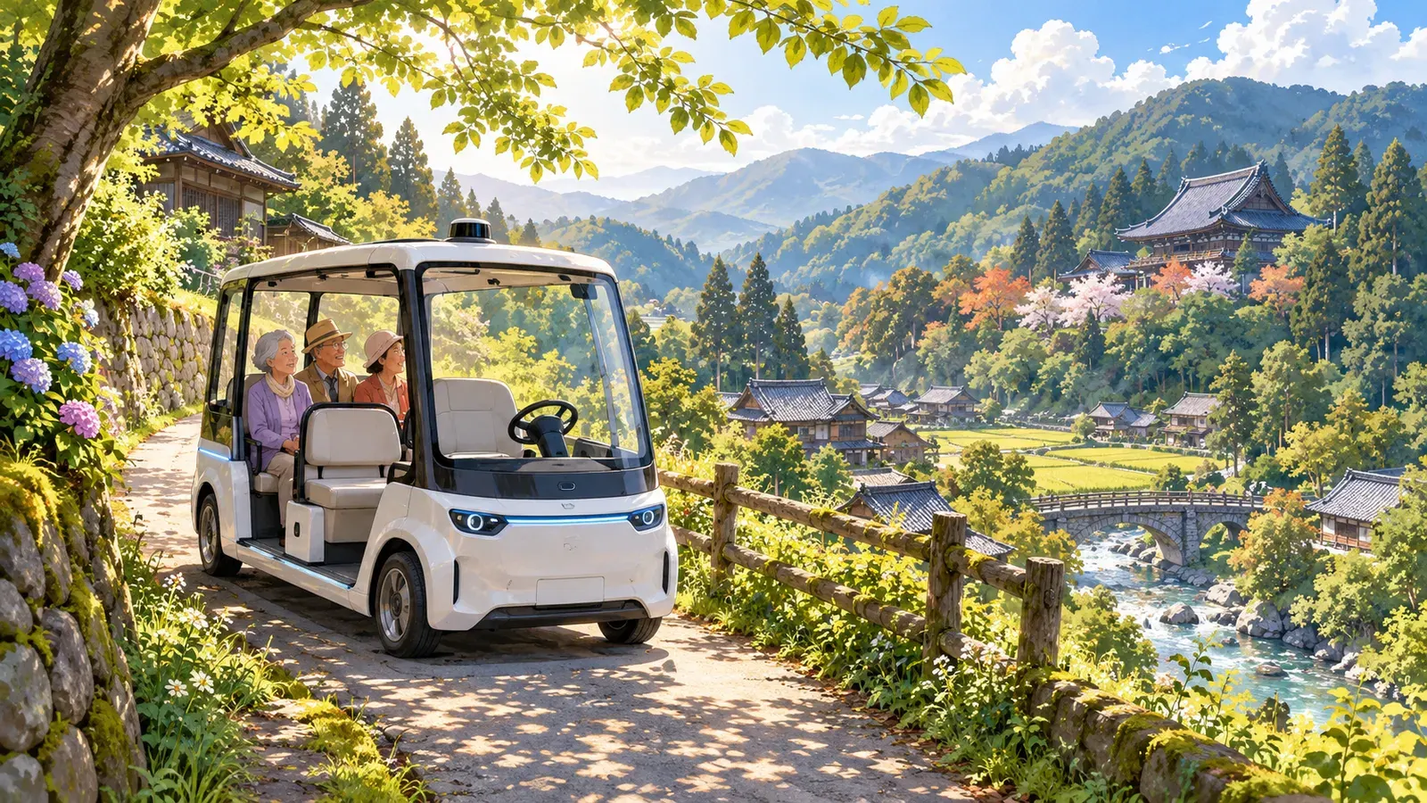 Cars Without Drivers: Are We Ready?（運転手のいない車――私たちの準備はできている？）の挿絵