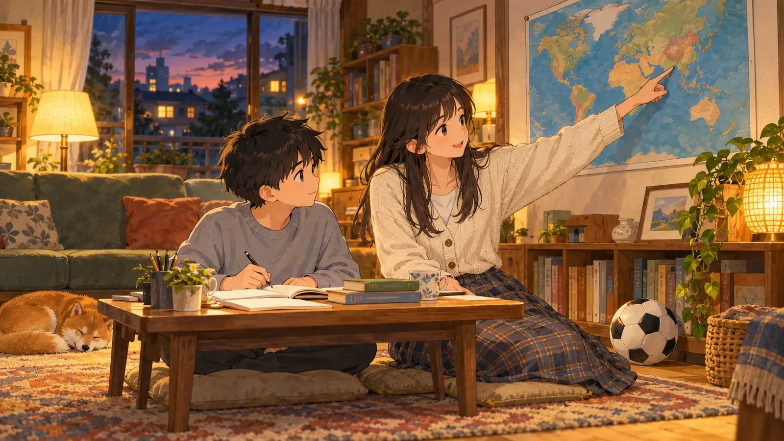 Why Do We Learn English?（なぜ英語を学ぶの？）の挿絵