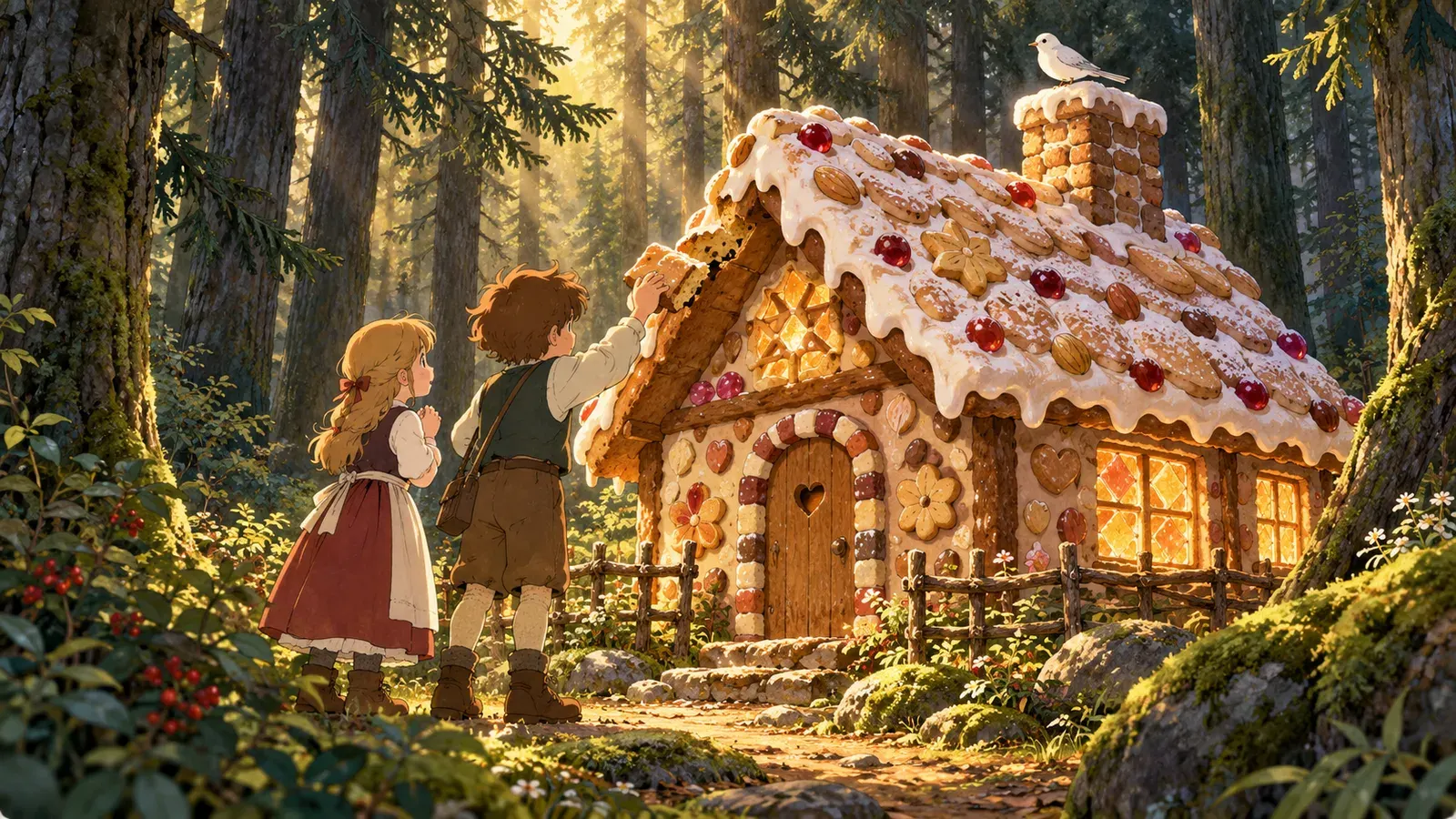 Hansel and Gretel(ヘンゼルとグレーテル)の挿絵