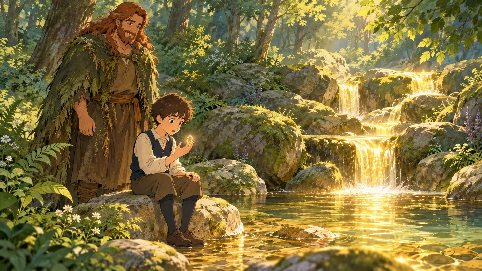 Iron Hans(鉄のハンス)の挿絵