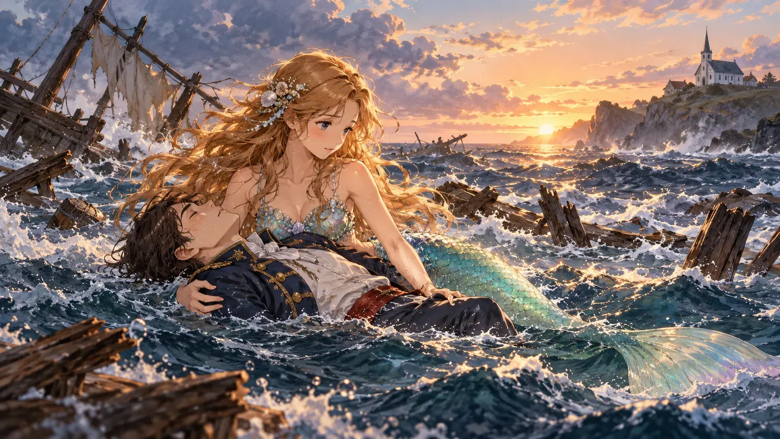 The Little Mermaid(人魚姫)の挿絵