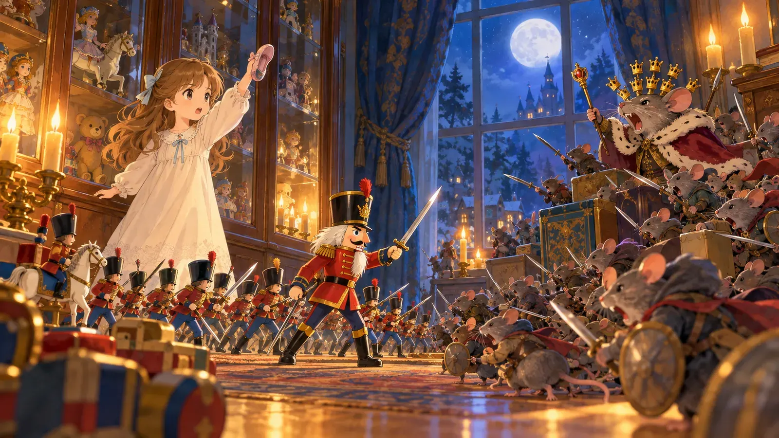The Nutcracker and the Mouse King(くるみ割り人形とねずみの王さま)の挿絵