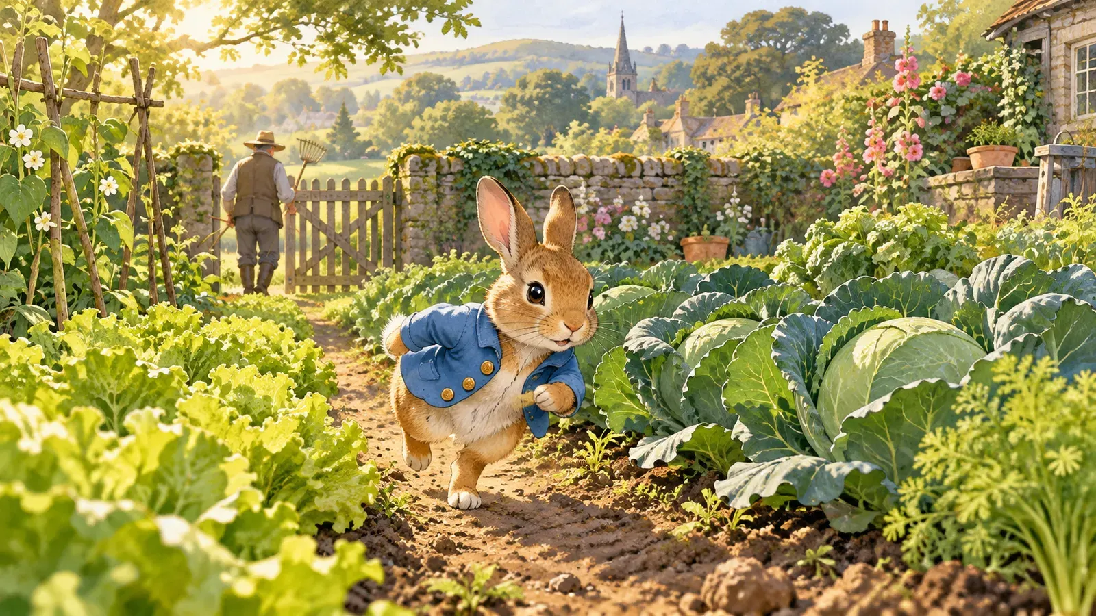 The Tale of Peter Rabbit（ピーターラビットのおはなし）の挿絵