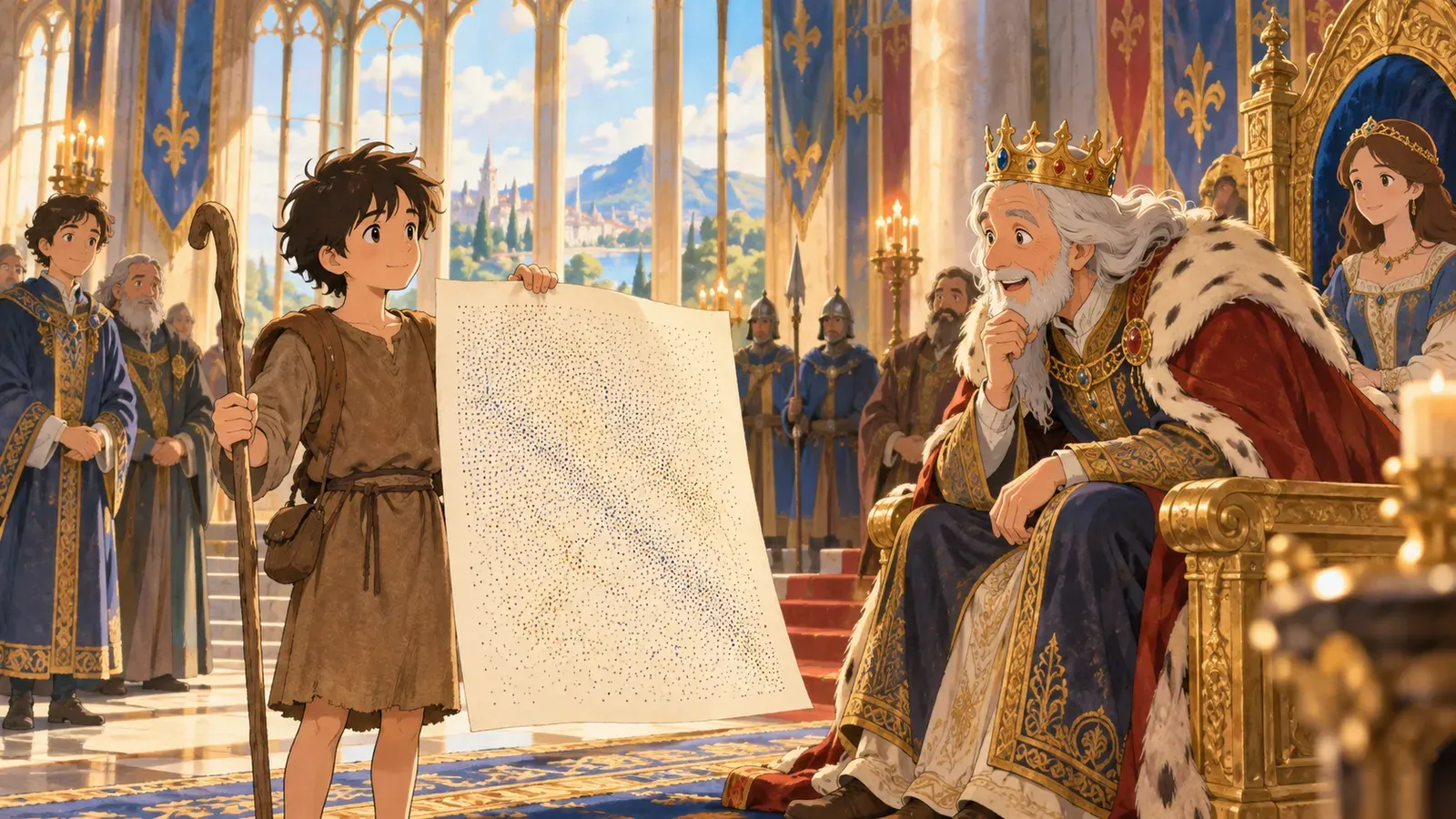 The Shepherd Boy（羊飼いの男の子）の挿絵