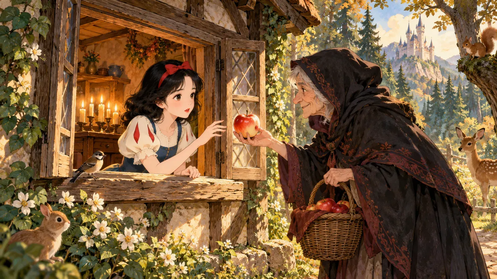 Snow White(白雪姫)の挿絵