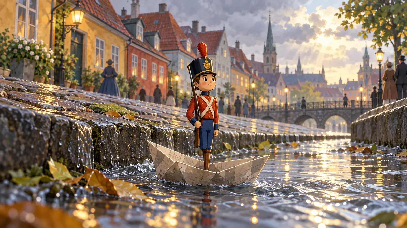 The Steadfast Tin Soldier(しっかり者のすずの兵隊)の挿絵