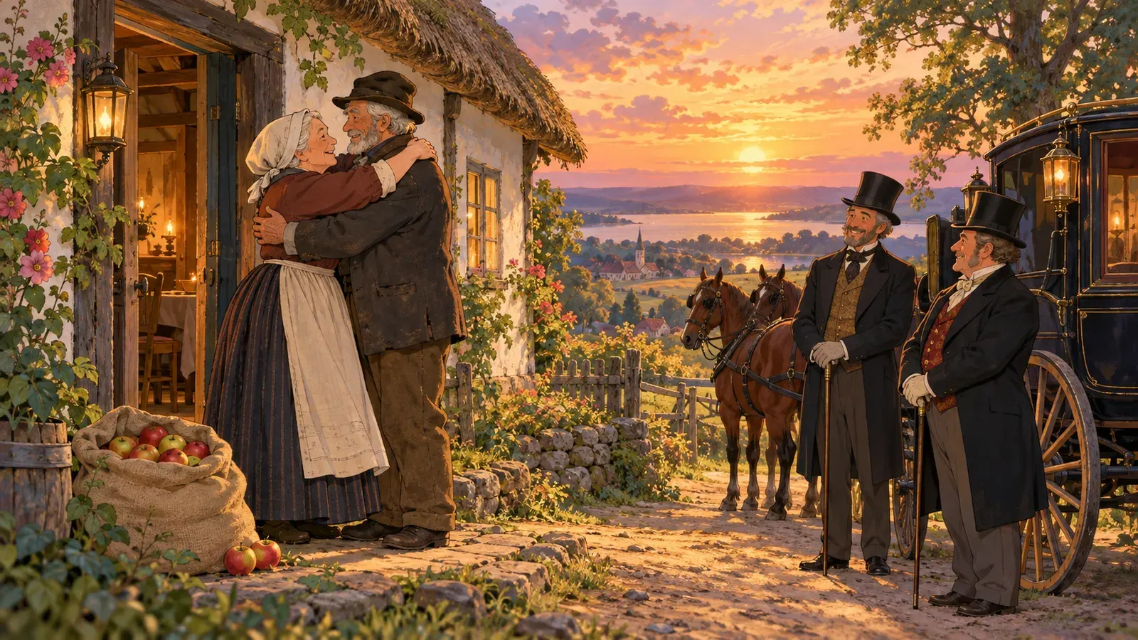 What the Old Man Does Is Always Right(父さんのすることはいつもよし)の挿絵
