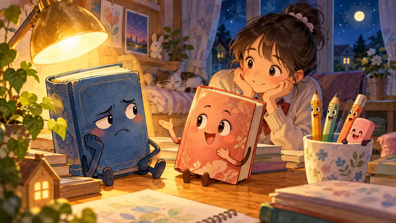 Why Was the Math Book Sad?(算数の本はなぜ悲しい?)の挿絵