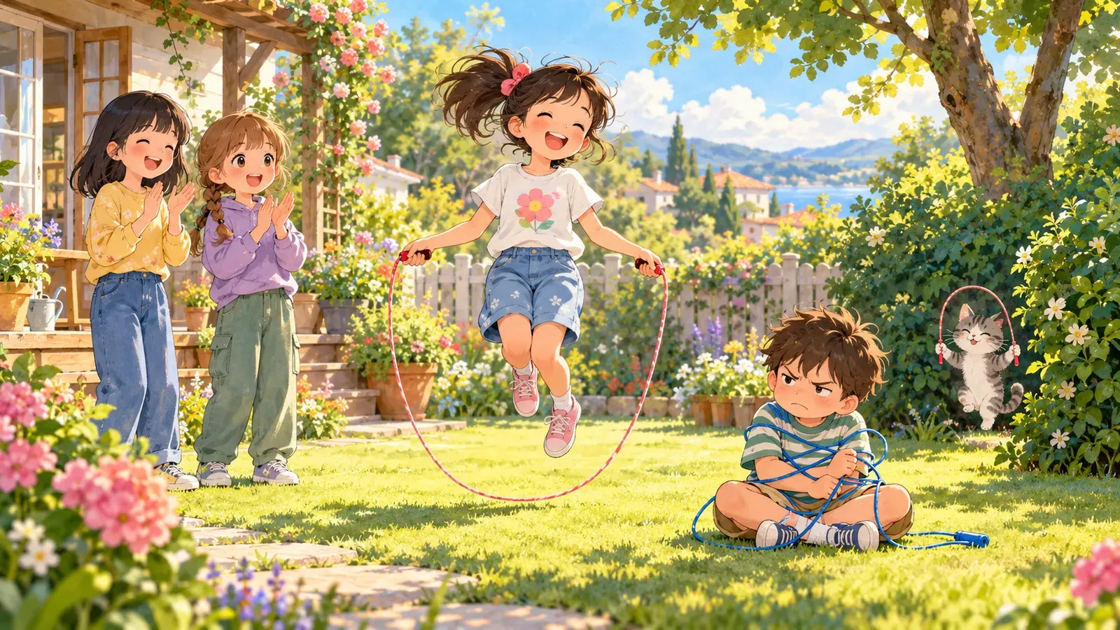 Practice Makes Perfect(練習が完ぺきを生む)の挿絵