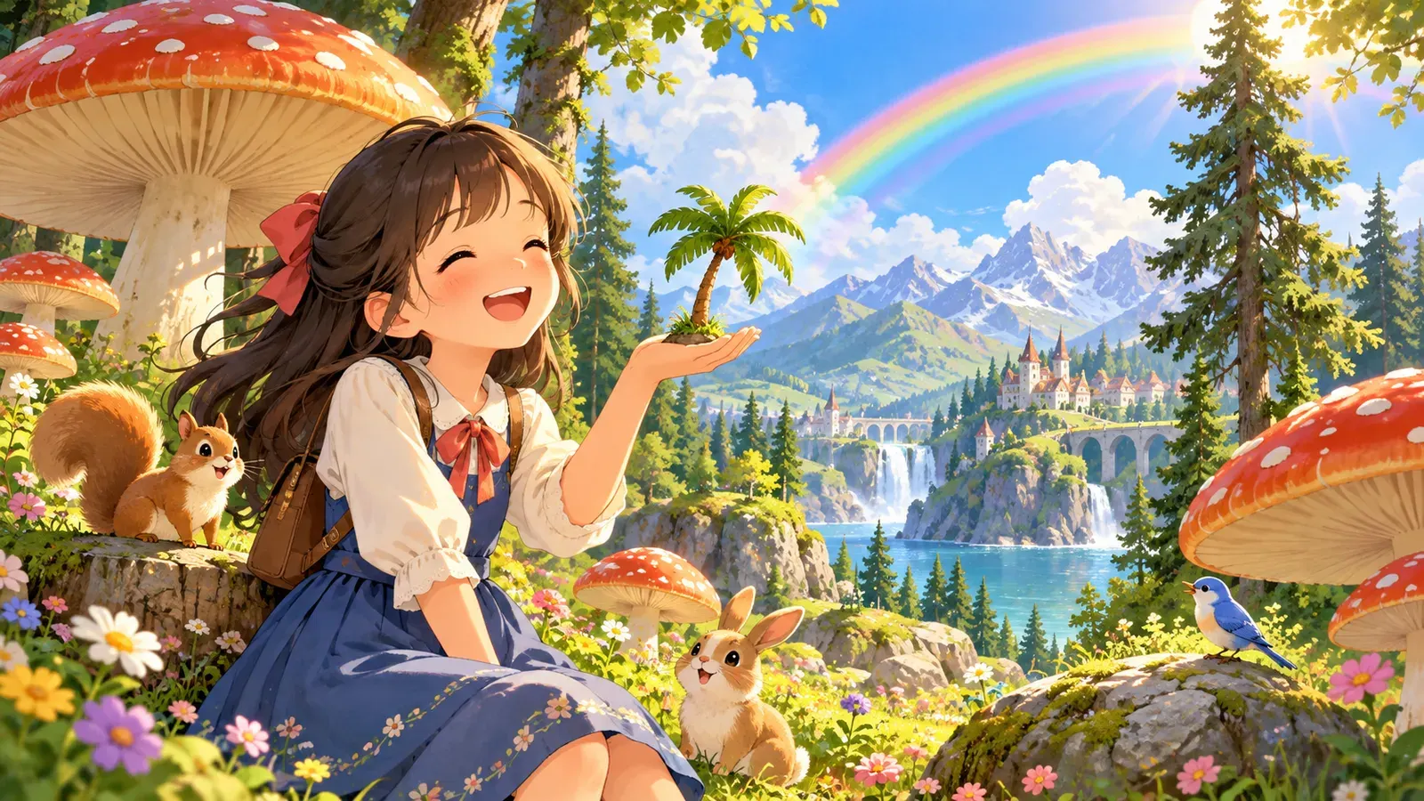 Riddles in Nature(自然のなぞなぞ)の挿絵