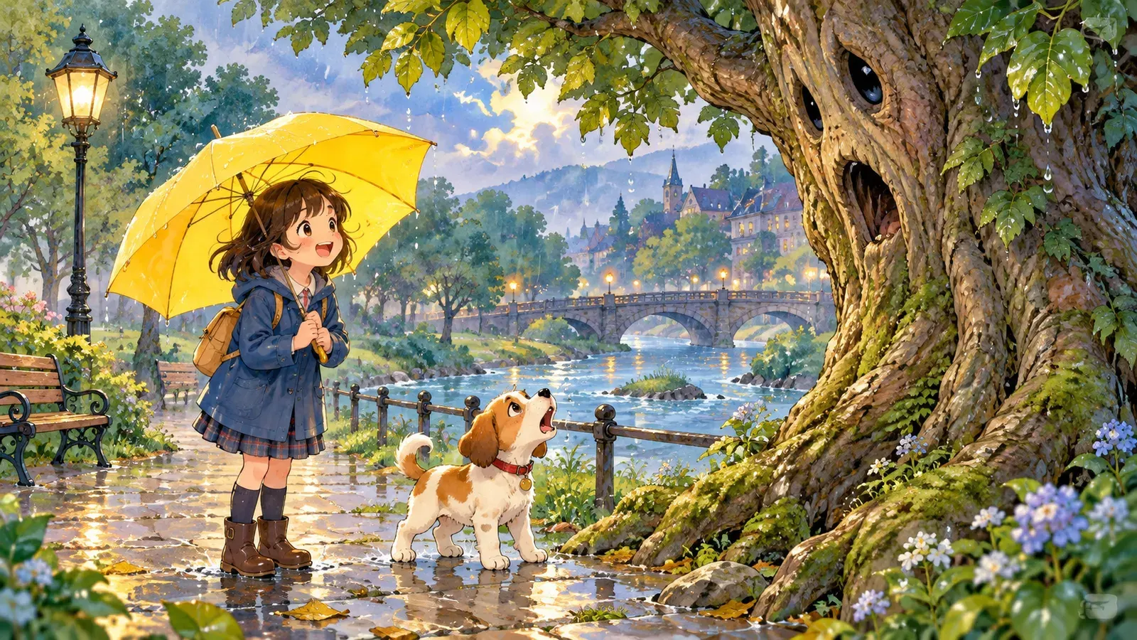 Riddles Outside(お外のなぞなぞ)の挿絵