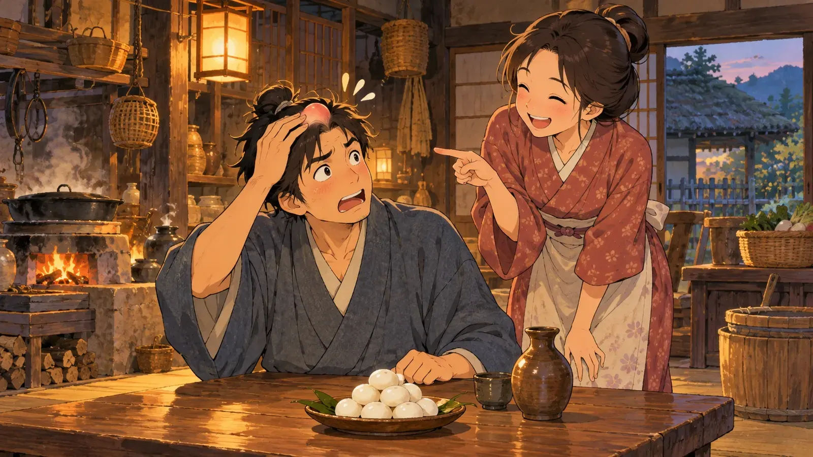 Dango, Dokkoisho!（だんごどっこいしょ）の挿絵