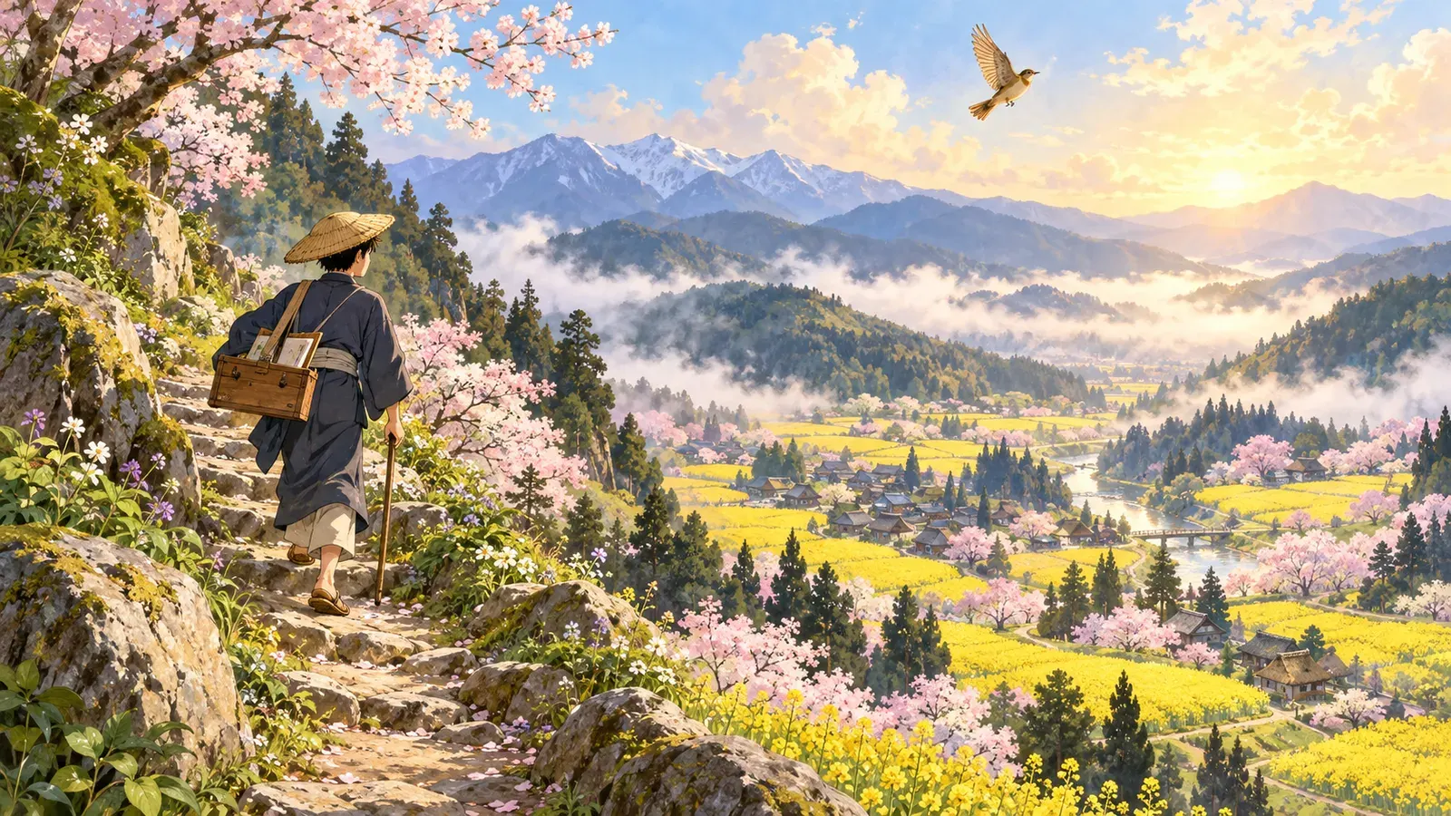 Kusamakura: The Painter's Journey（草枕）の挿絵