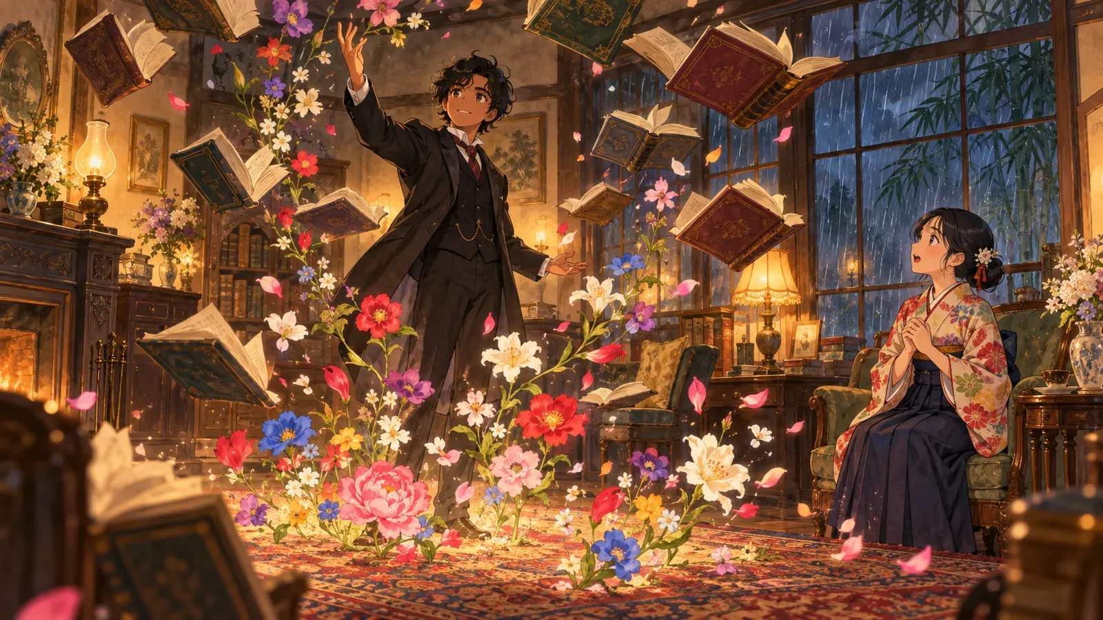 The Magic of Mr. Misra(魔術)の挿絵