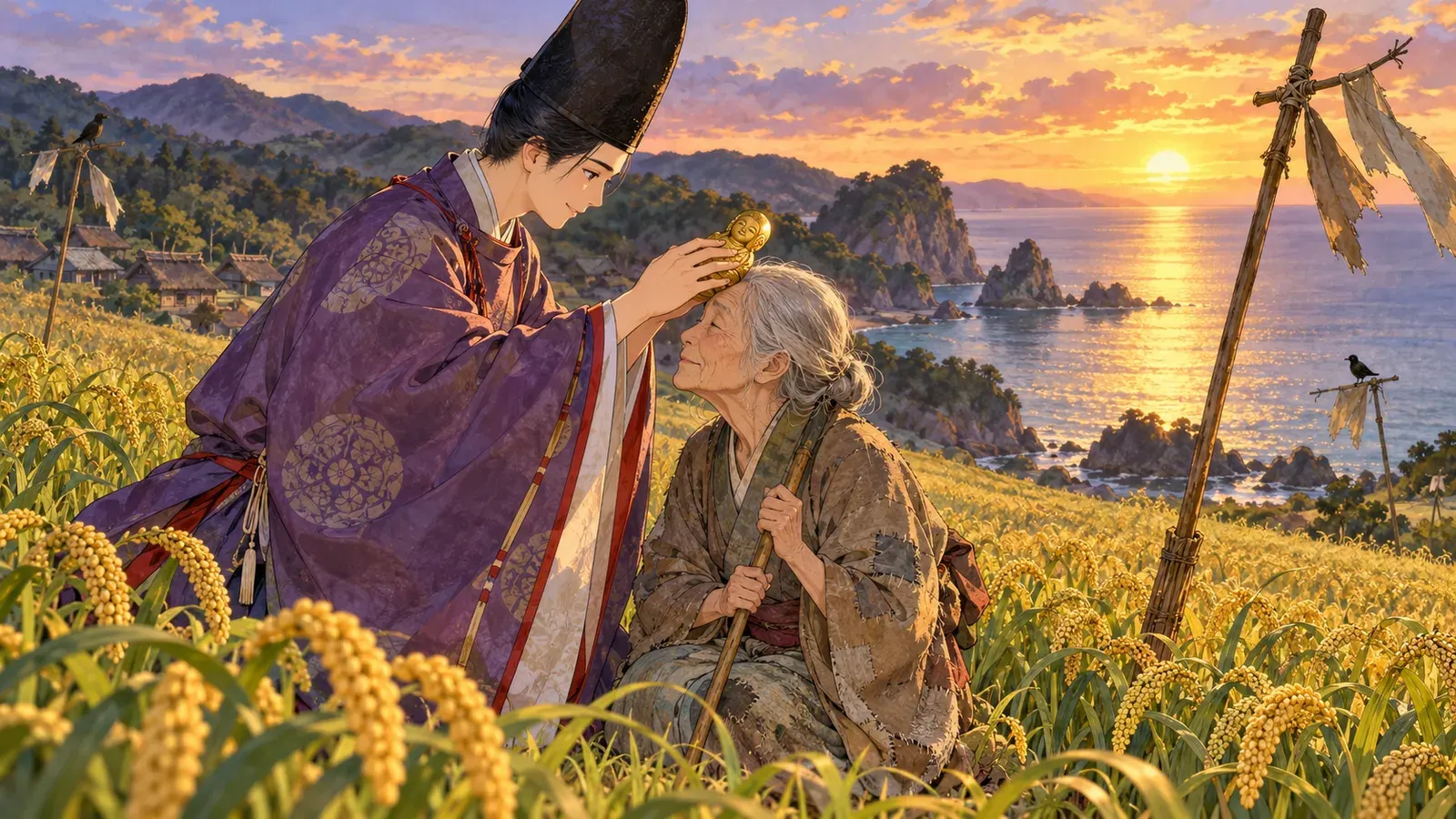 Sansho the Steward（山椒大夫）の挿絵
