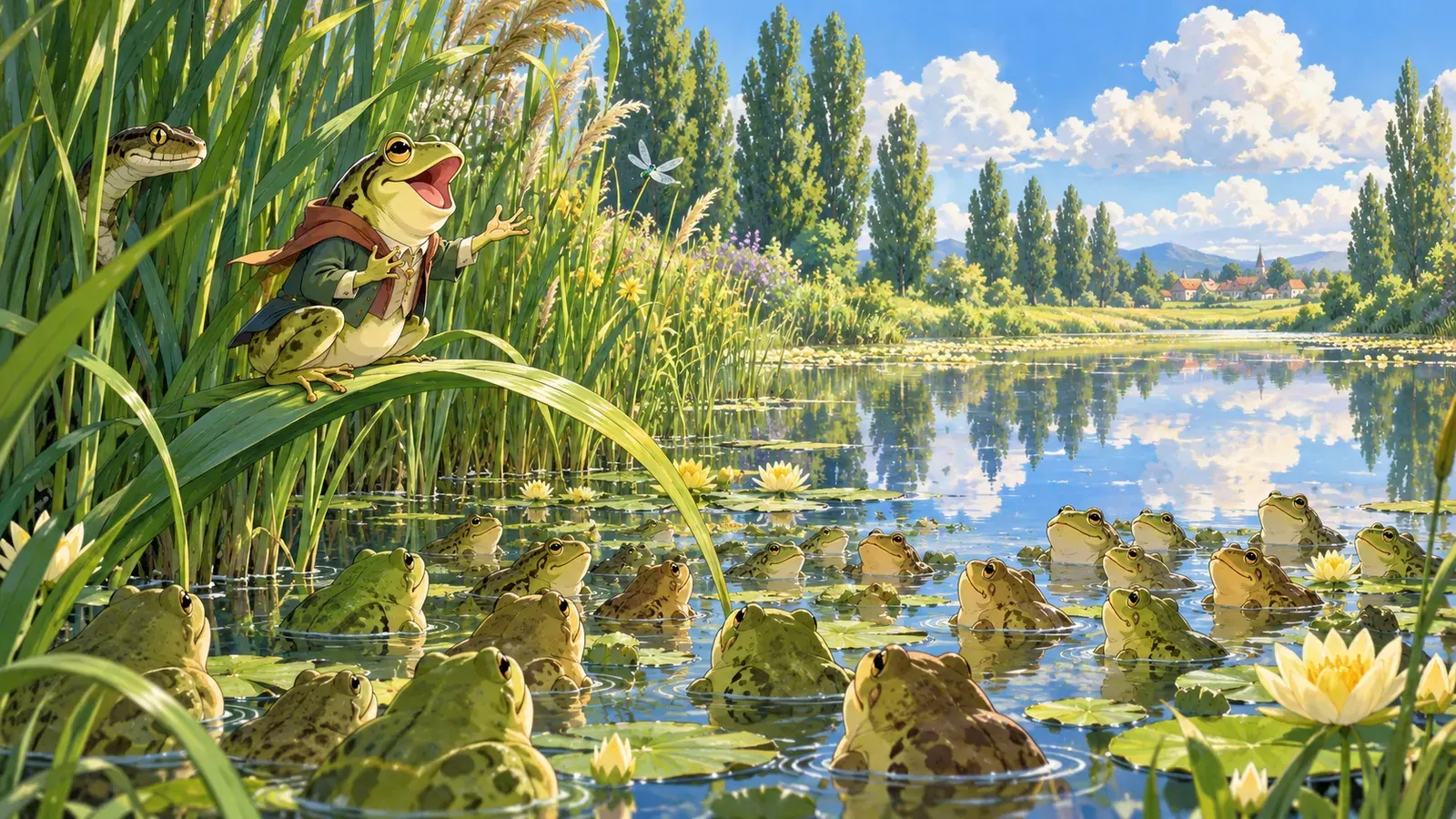 The Frogs（蛙）の挿絵