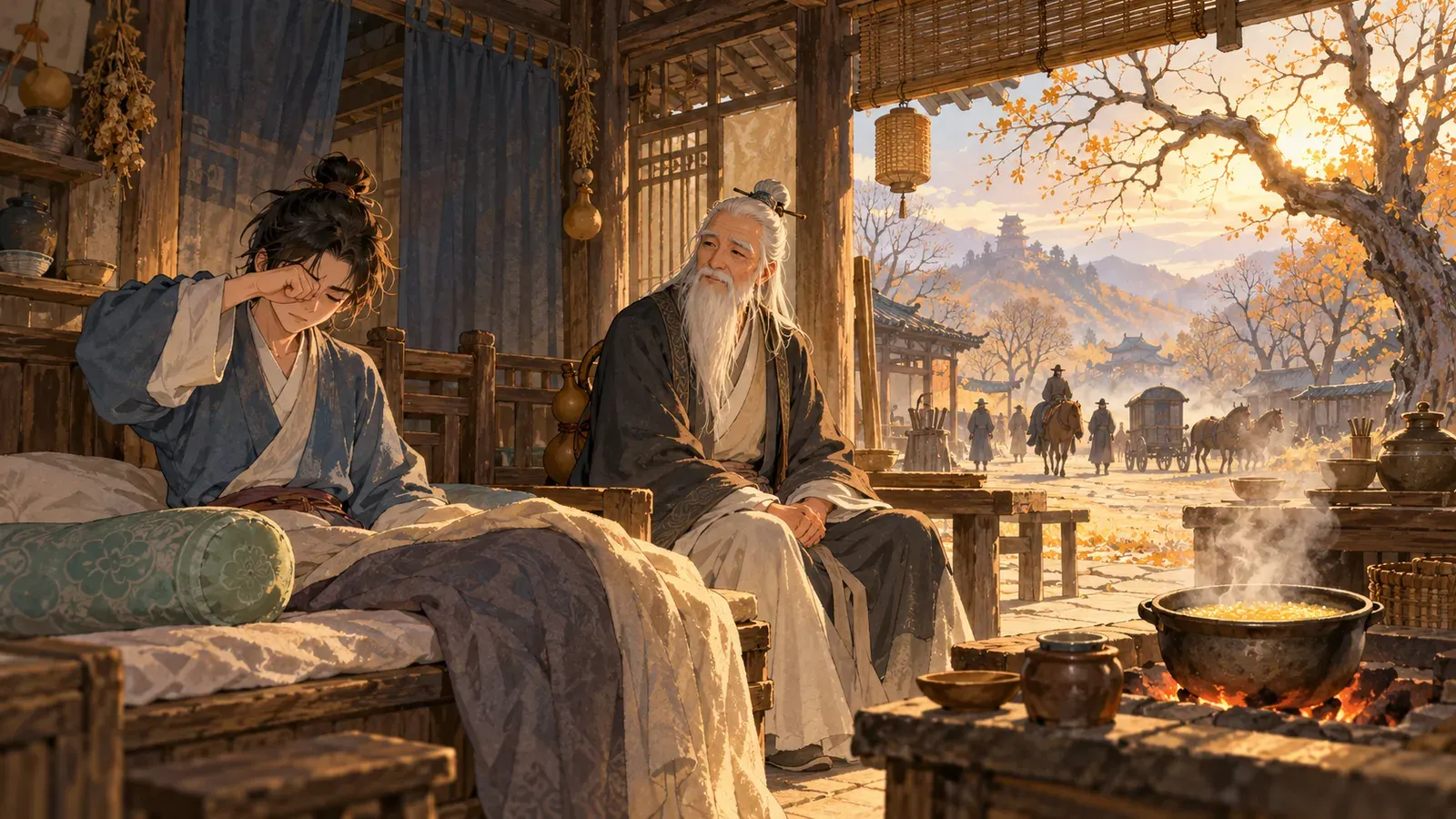 The Yellow Millet Dream(黄粱夢)の挿絵