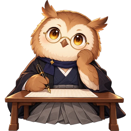 文豪すがたの はらだくん