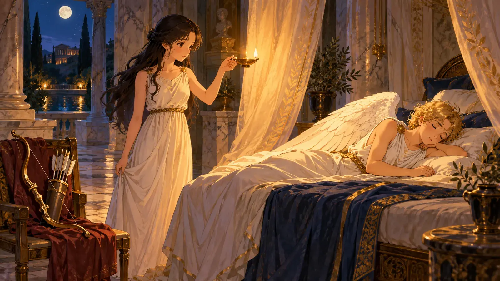 Cupid and Psyche（キューピッドとプシュケ）の挿絵
