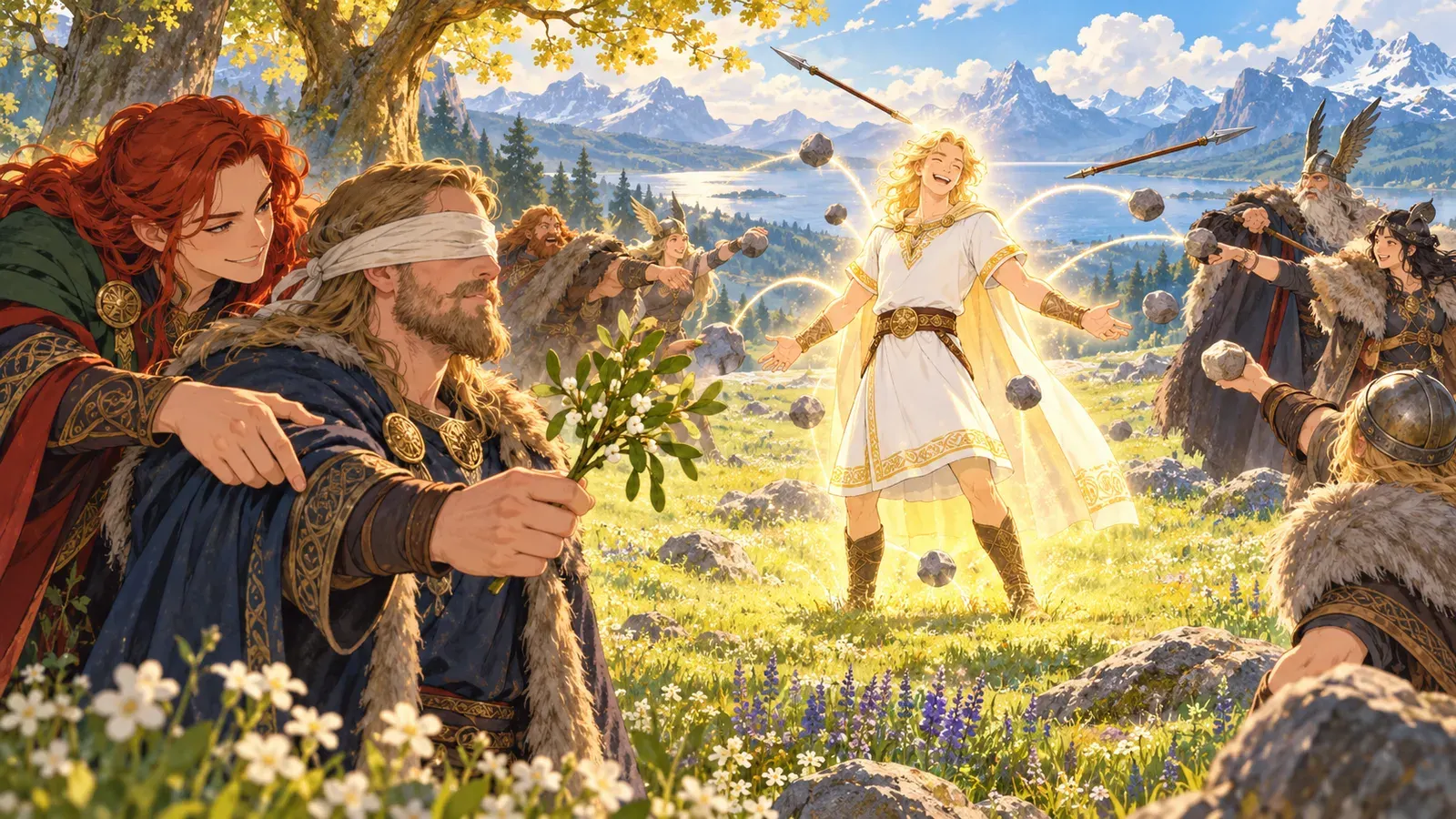The Death of Baldur(光の神バルドルの死)の挿絵
