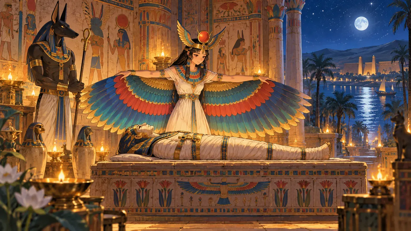 Isis and Osiris(イシスとオシリス)の挿絵