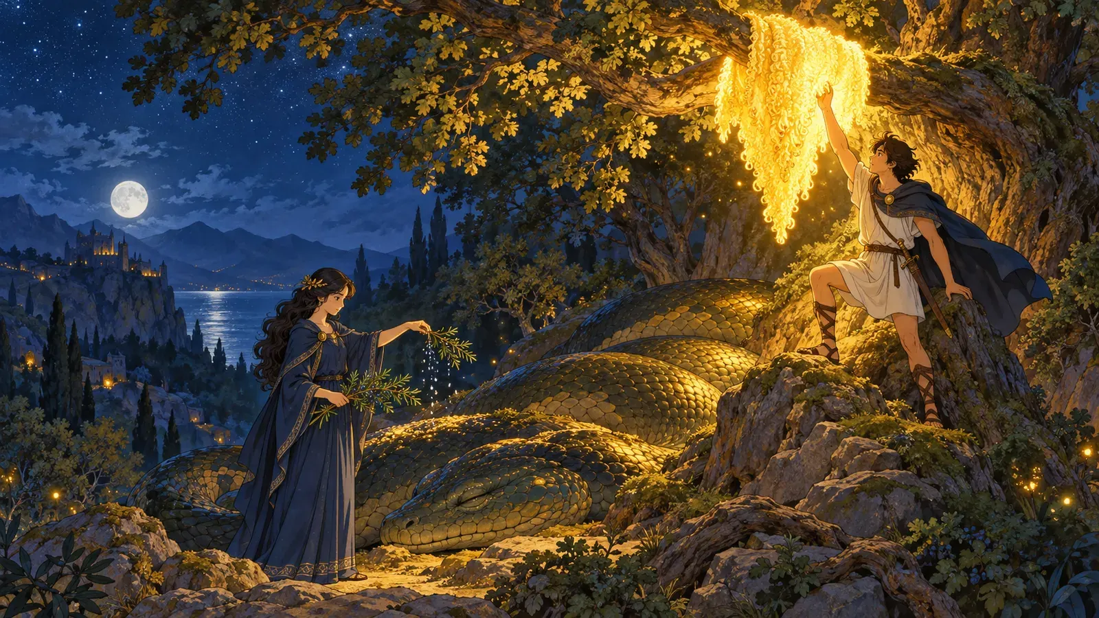 Jason and the Golden Fleece(イアソンと金の羊毛)の挿絵