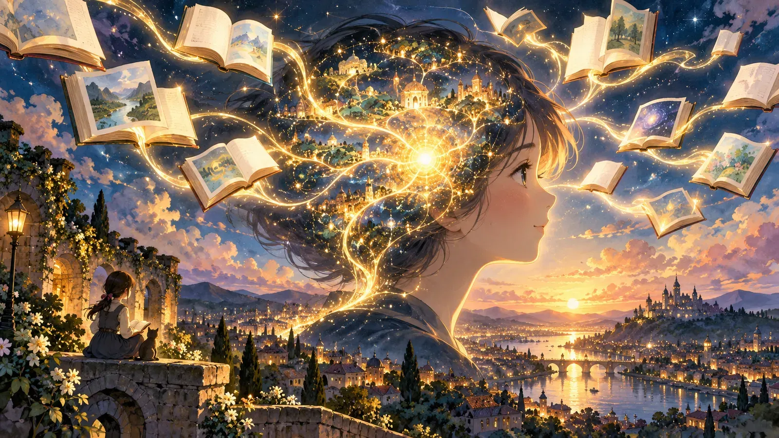 How Your Brain Learns a Language, and Why Reading a Lot Helps（脳はどうやって言葉を学ぶのか たくさん読むことが効く理由）の挿絵