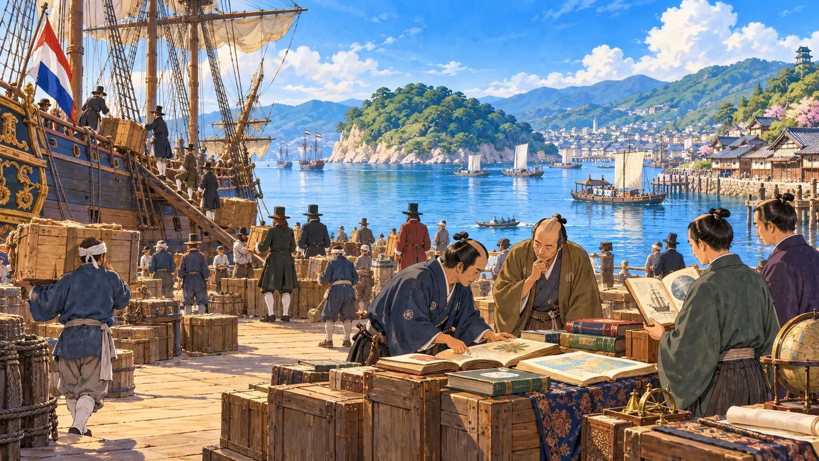 Pan, Tycoon and Tsunami: How Japanese and English Borrow Words(パン、タイクーン、ツナミ 日本語と英語の言葉の貸し借り)の挿絵
