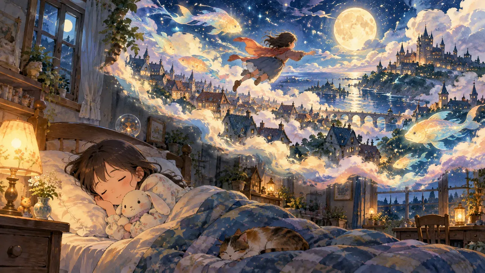 Why Do We Dream?(わたしたちはなぜ夢を見るの?)の挿絵