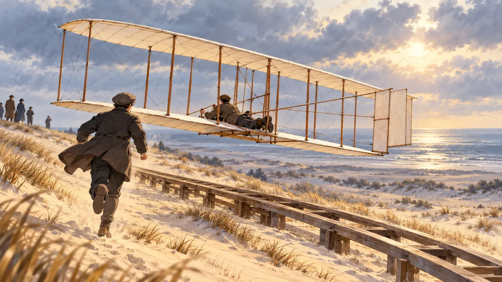 The Wright Brothers: Twelve Seconds That Changed the World(ライト兄弟 世界を変えた12秒)の挿絵