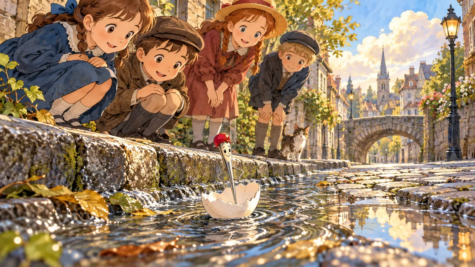 The Darning-Needle(かがり針)の挿絵